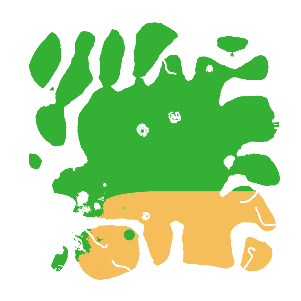 Biome Rust Map: Procedural Map, Size: 3650, Seed: 12345