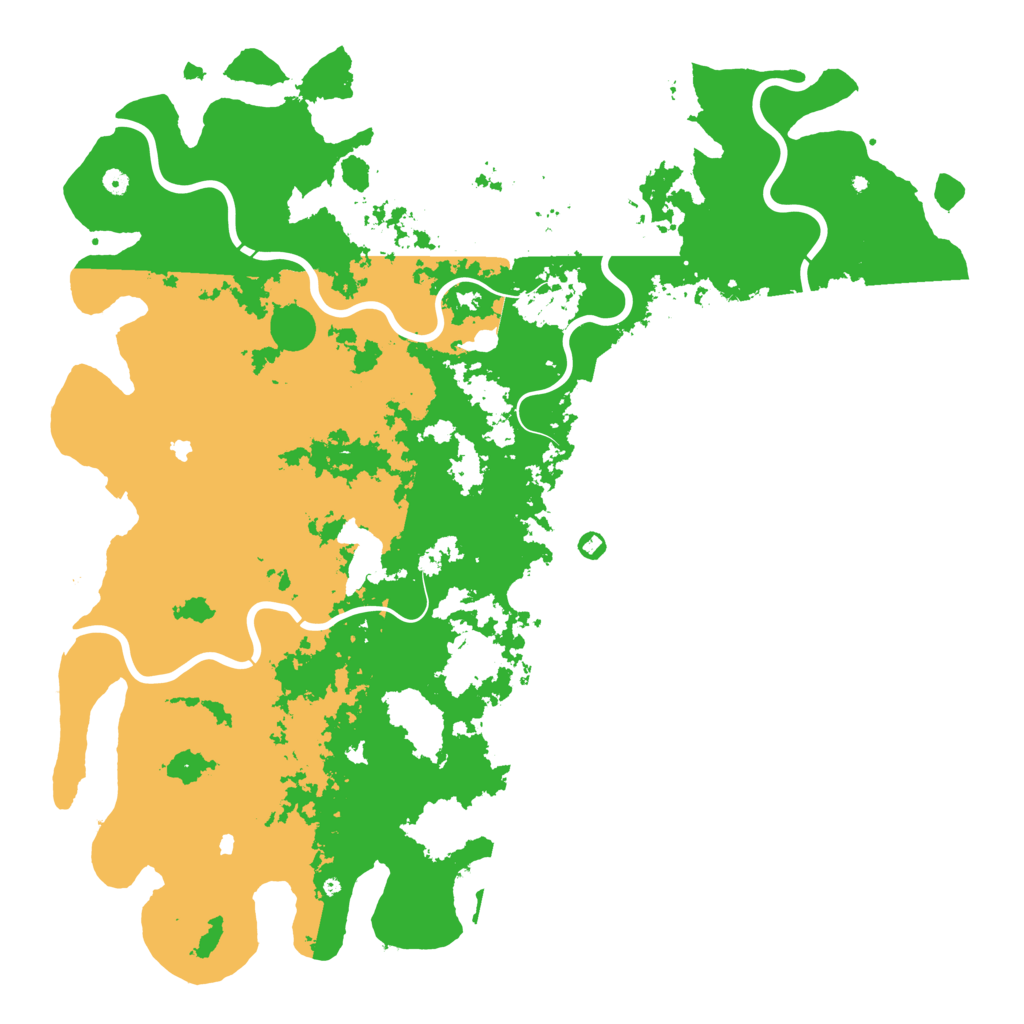Biome Rust Map: Procedural Map, Size: 6000, Seed: 201231