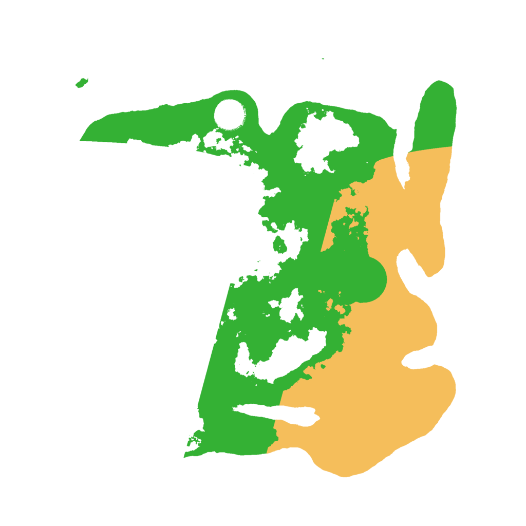 Biome Rust Map: Barren, Size: 3000, Seed: 1900386547