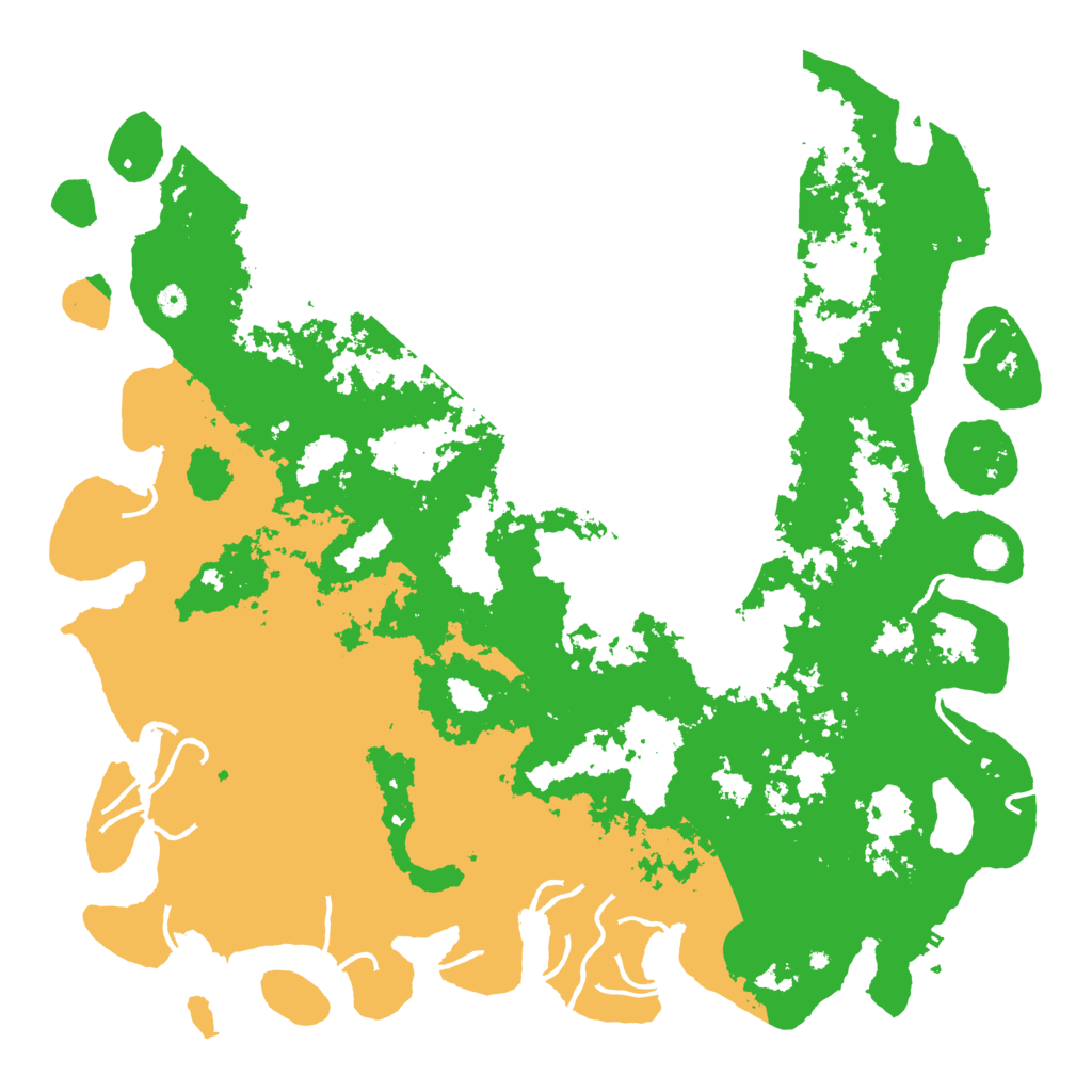 Biome Rust Map: Procedural Map, Size: 5500, Seed: 67685