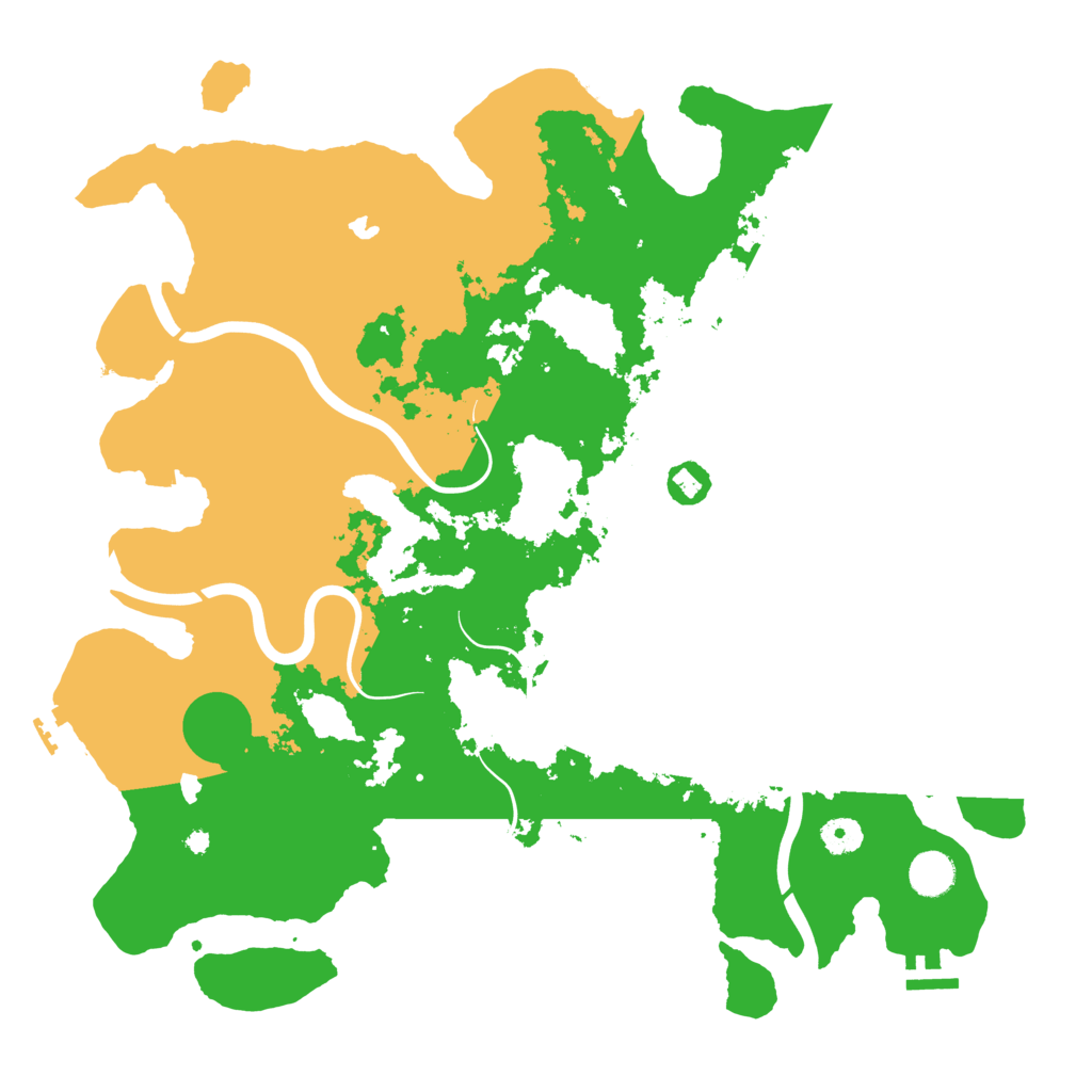 Biome Rust Map: Procedural Map, Size: 4200, Seed: 696969