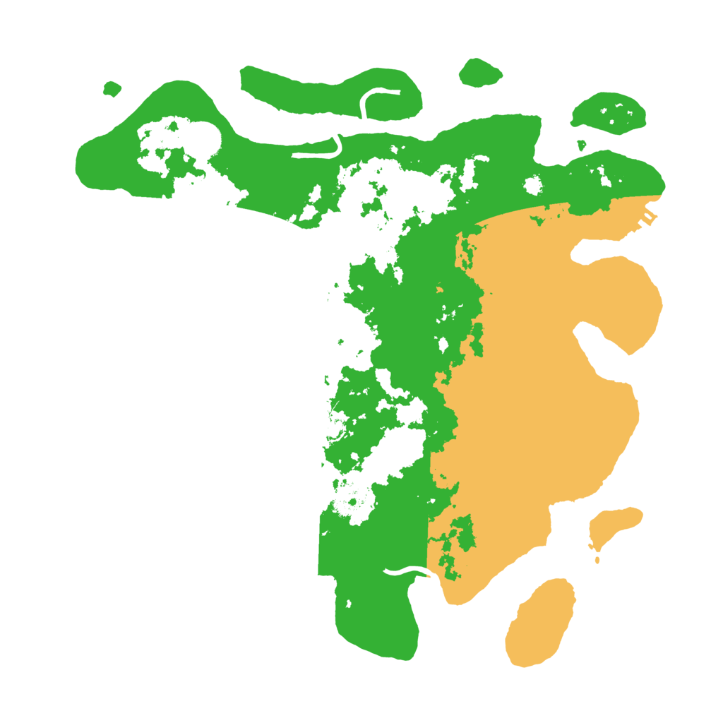 Biome Rust Map: Procedural Map, Size: 3500, Seed: 5975412