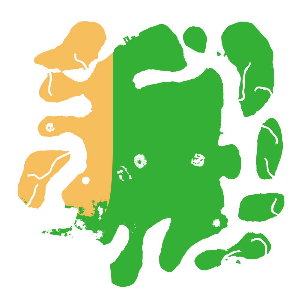 Biome Rust Map: Procedural Map, Size: 3500, Seed: 16756