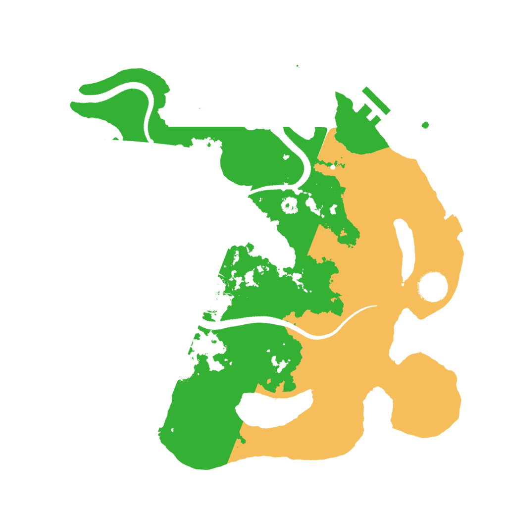Biome Rust Map: Procedural Map, Size: 3000, Seed: 349252