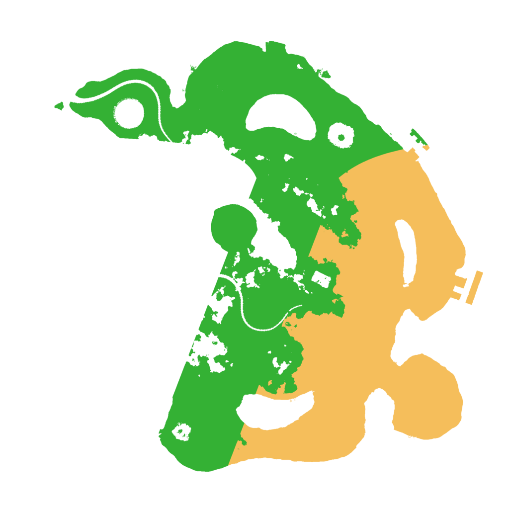 Biome Rust Map: Procedural Map, Size: 3000, Seed: 349252