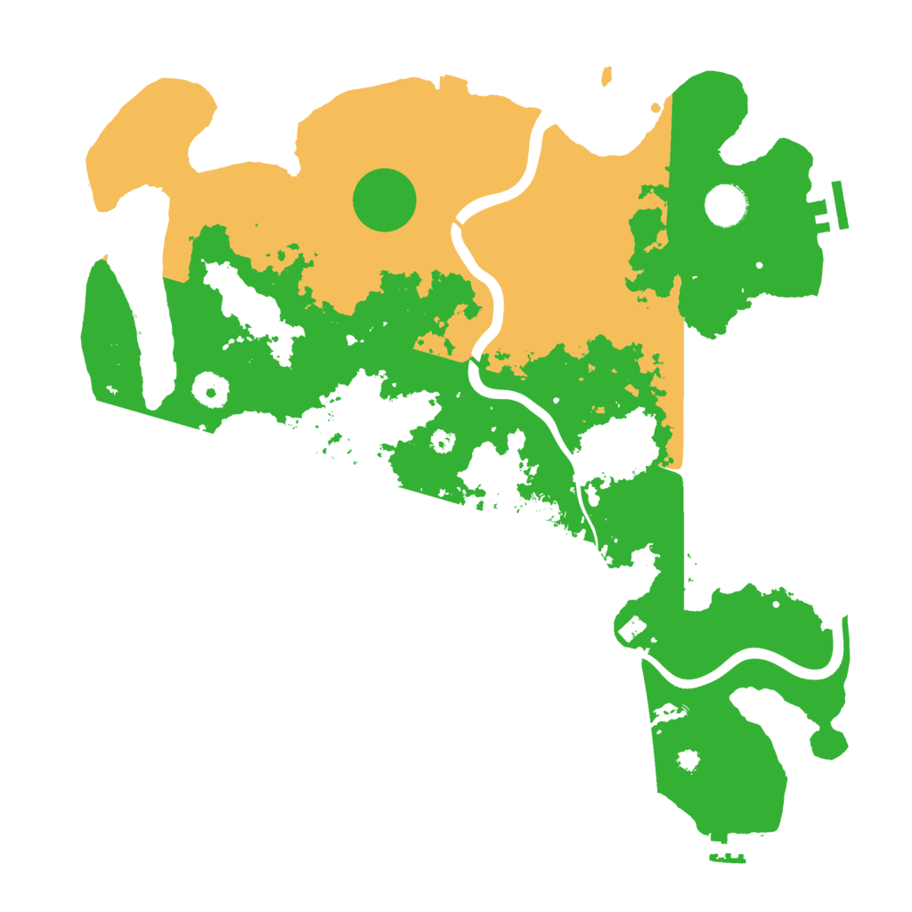 Biome Rust Map: Procedural Map, Size: 3800, Seed: 215546631
