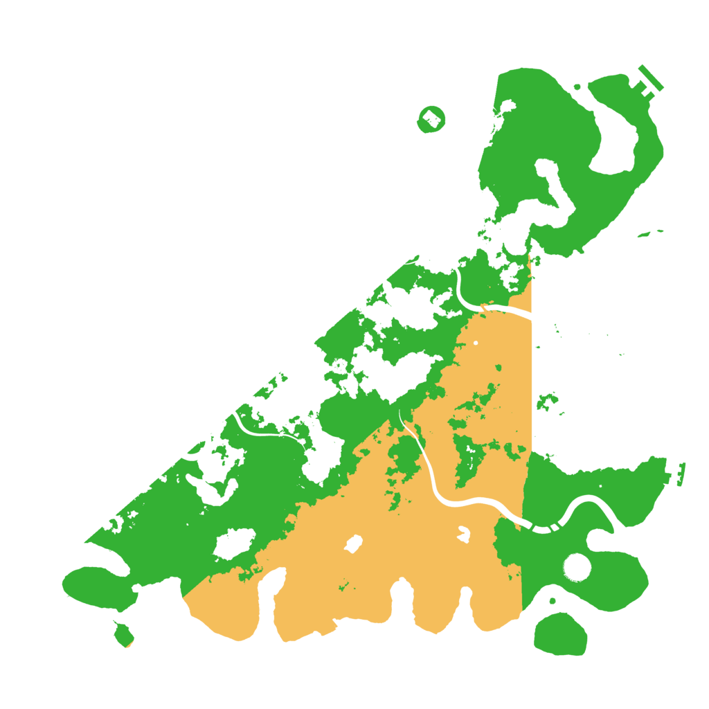 Biome Rust Map: Procedural Map, Size: 4500, Seed: 676885699