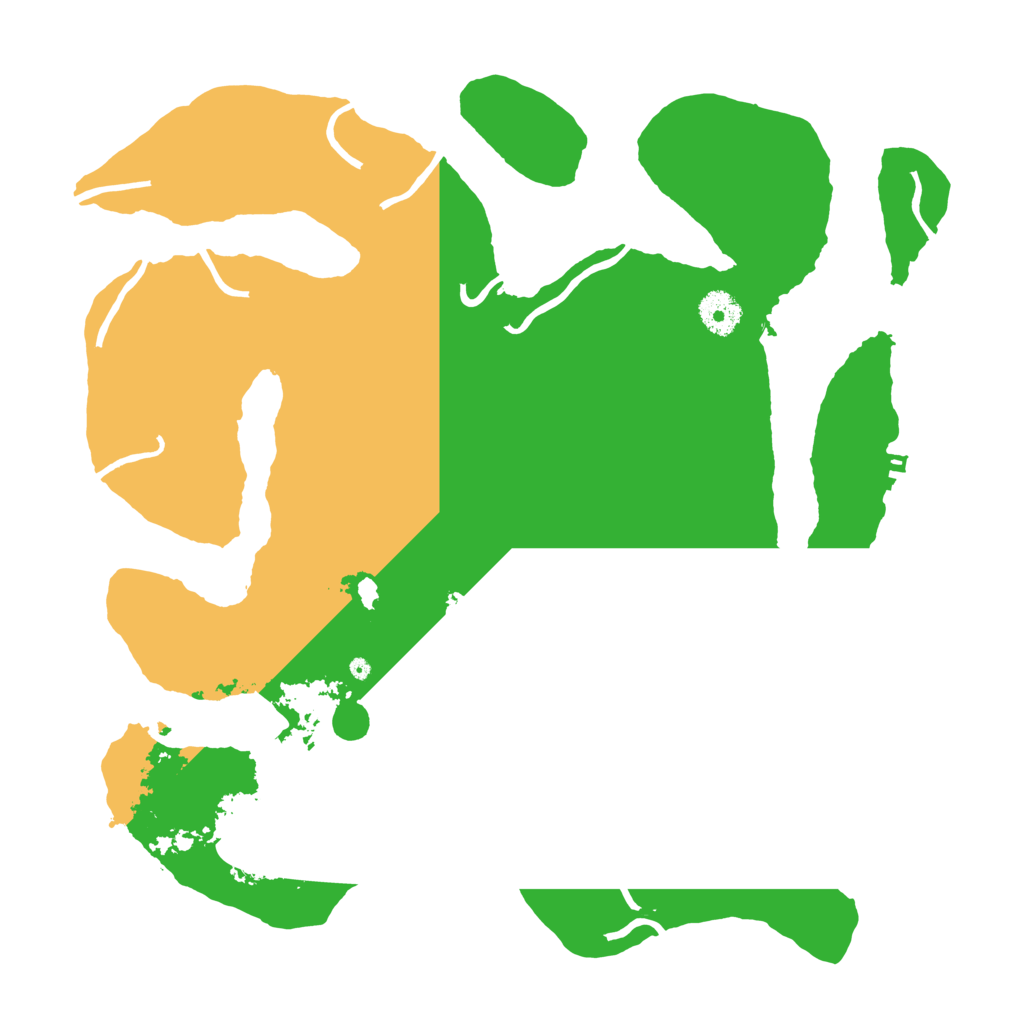 Biome Rust Map: Procedural Map, Size: 3650, Seed: 11409