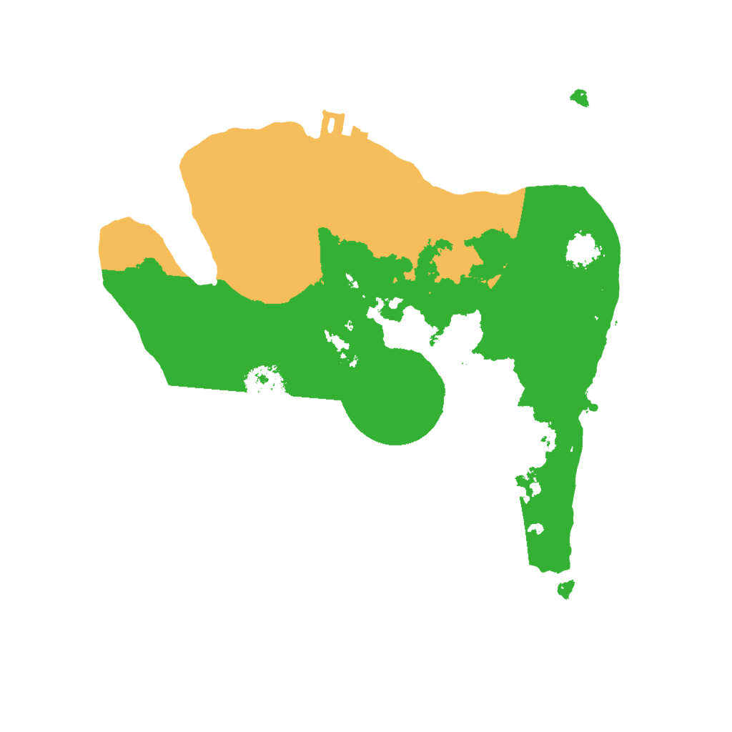 Biome Rust Map: Procedural Map, Size: 2000, Seed: 914