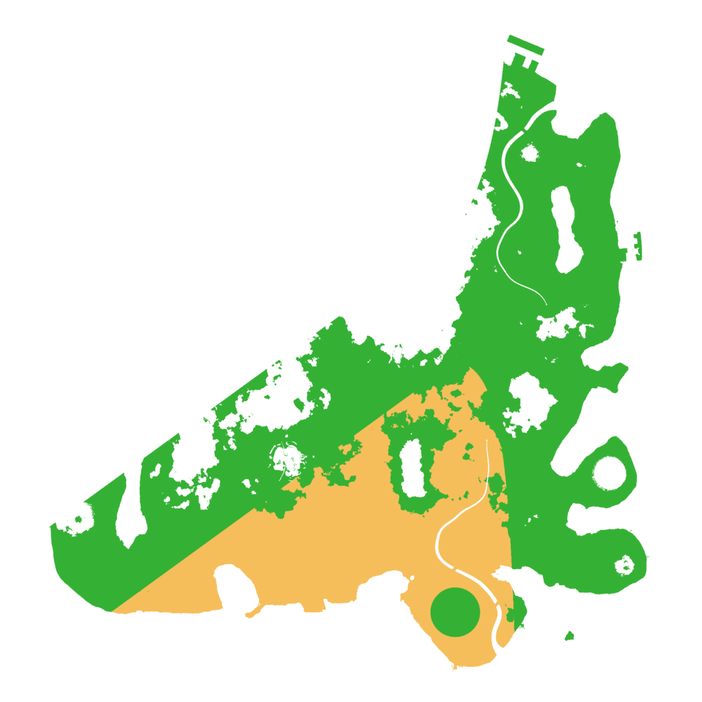Biome Rust Map: Procedural Map, Size: 3750, Seed: 33434