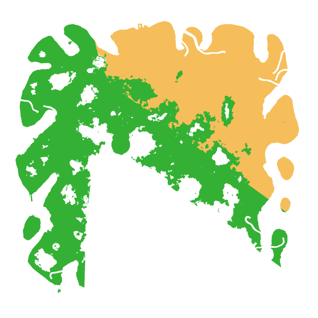 Biome Rust Map: Procedural Map, Size: 4500, Seed: 1552624068