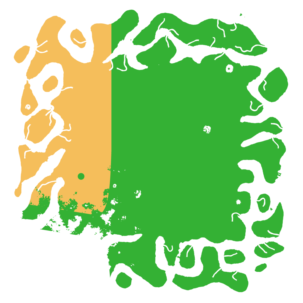 Biome Rust Map: Procedural Map, Size: 6000, Seed: 73543