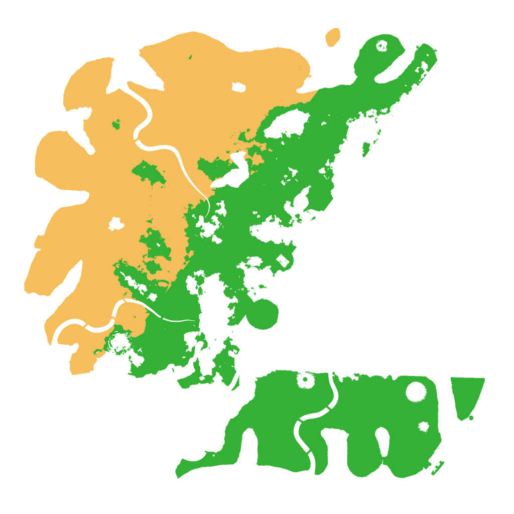 Biome Rust Map: Procedural Map, Size: 4500, Seed: 1897607632