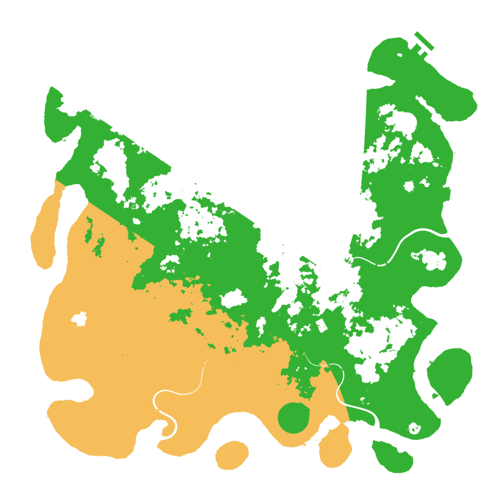 Biome Rust Map: Procedural Map, Size: 4250, Seed: 757326