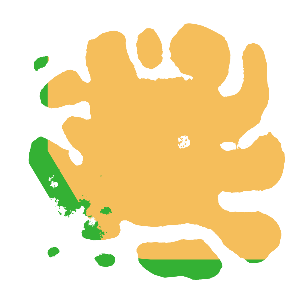 Biome Rust Map: Barren, Size: 3500, Seed: 1916854664