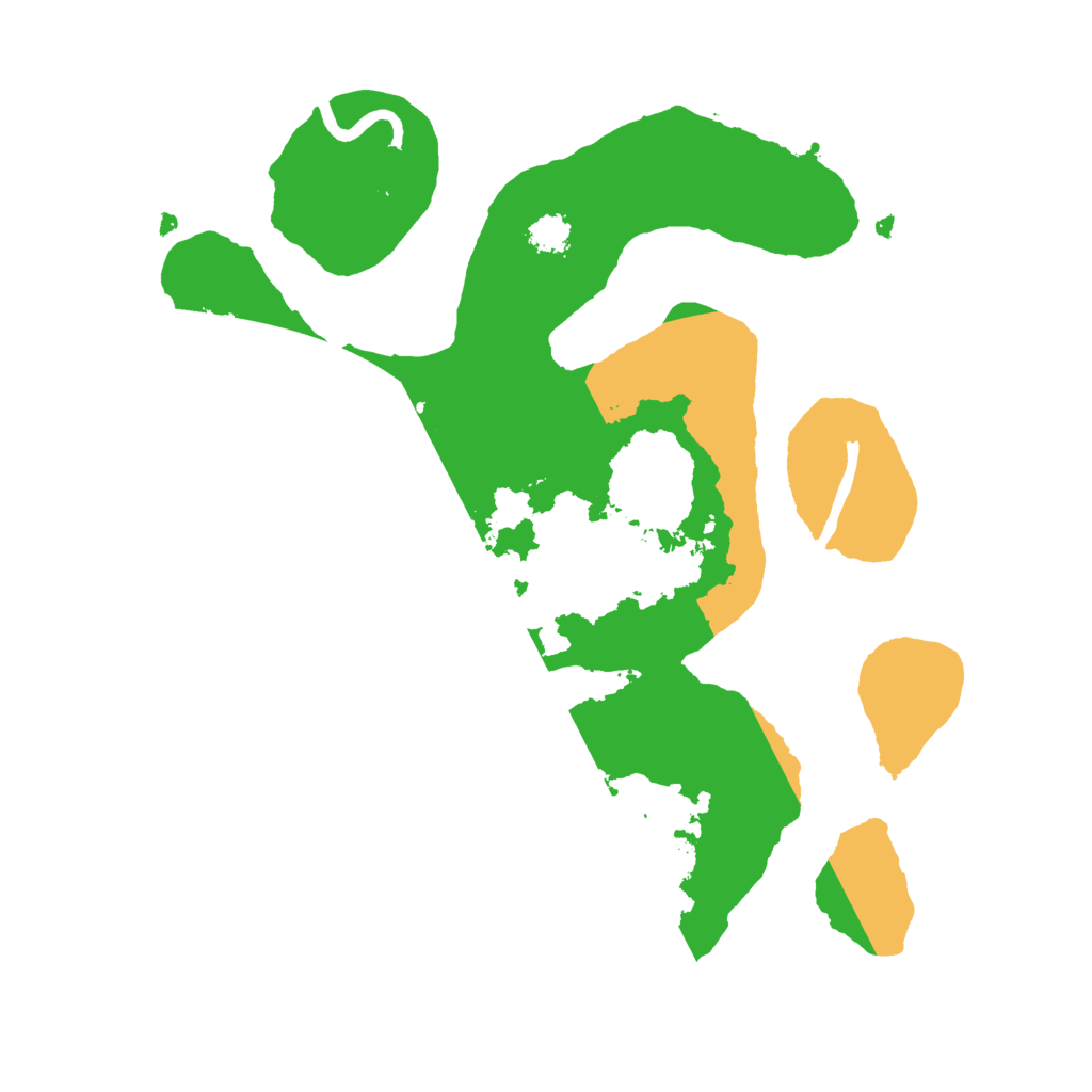 Biome Rust Map: Procedural Map, Size: 2500, Seed: 4123