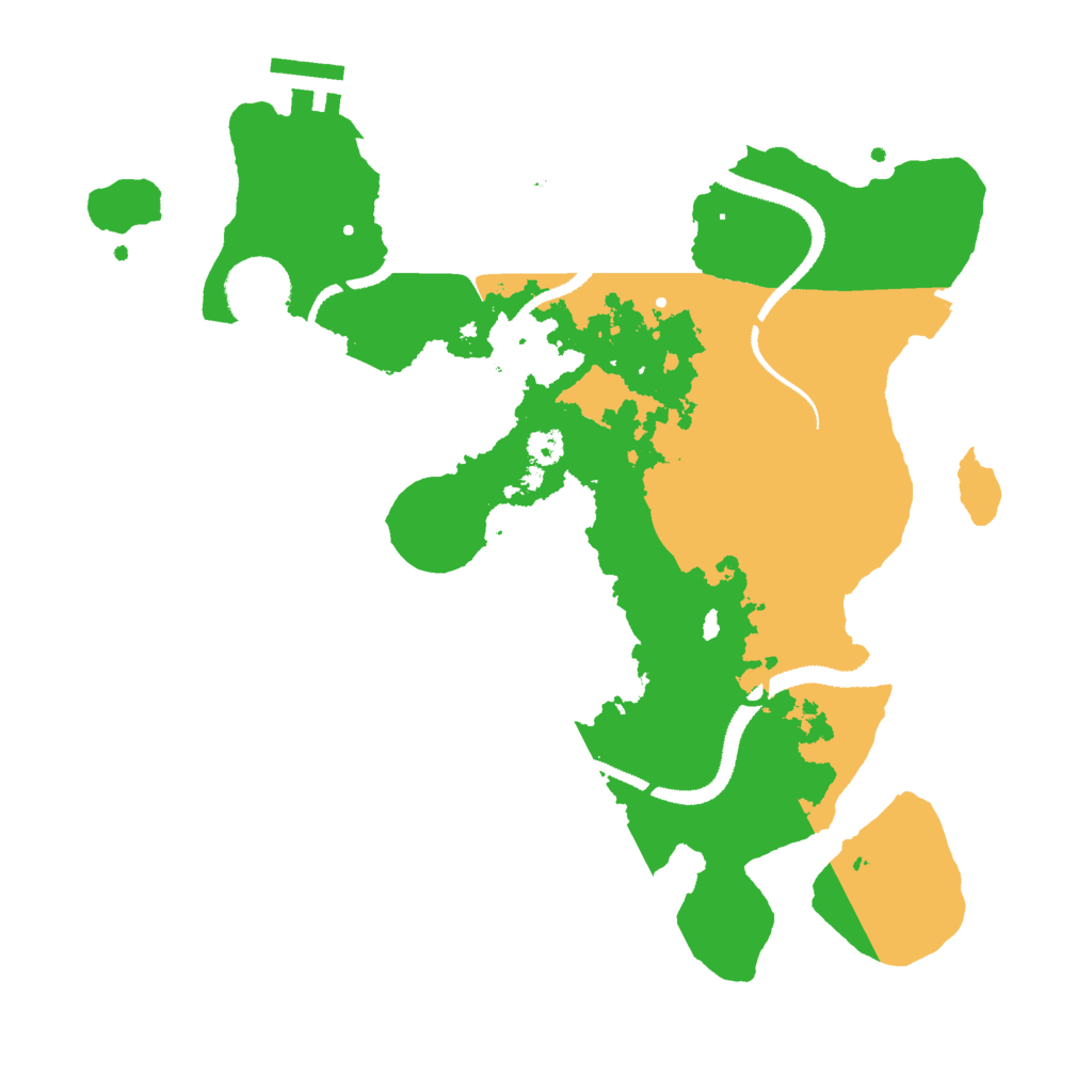 Biome Rust Map: Procedural Map, Size: 3000, Seed: 4123