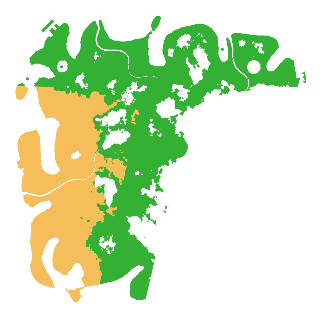 Biome Rust Map: Procedural Map, Size: 4250, Seed: 22491