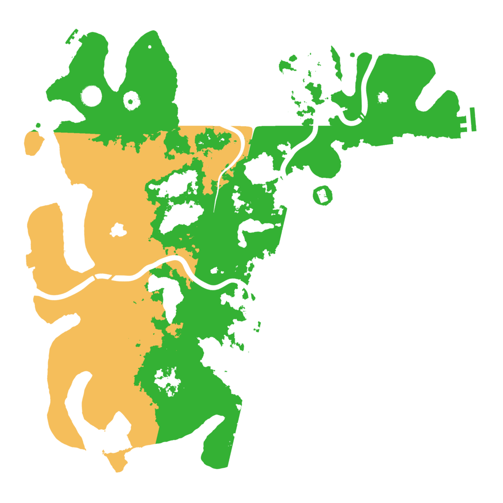 Biome Rust Map: Procedural Map, Size: 4250, Seed: 22491
