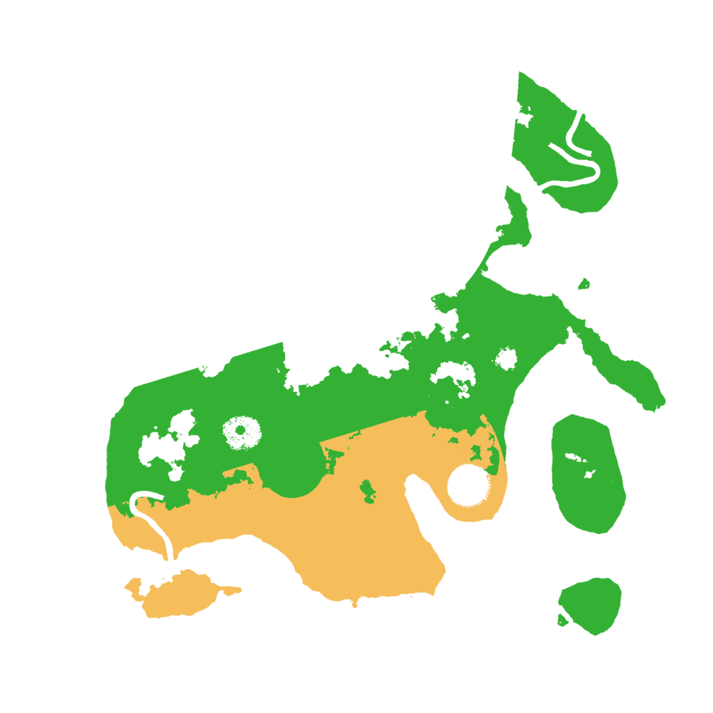 Biome Rust Map: Procedural Map, Size: 3000, Seed: 15856