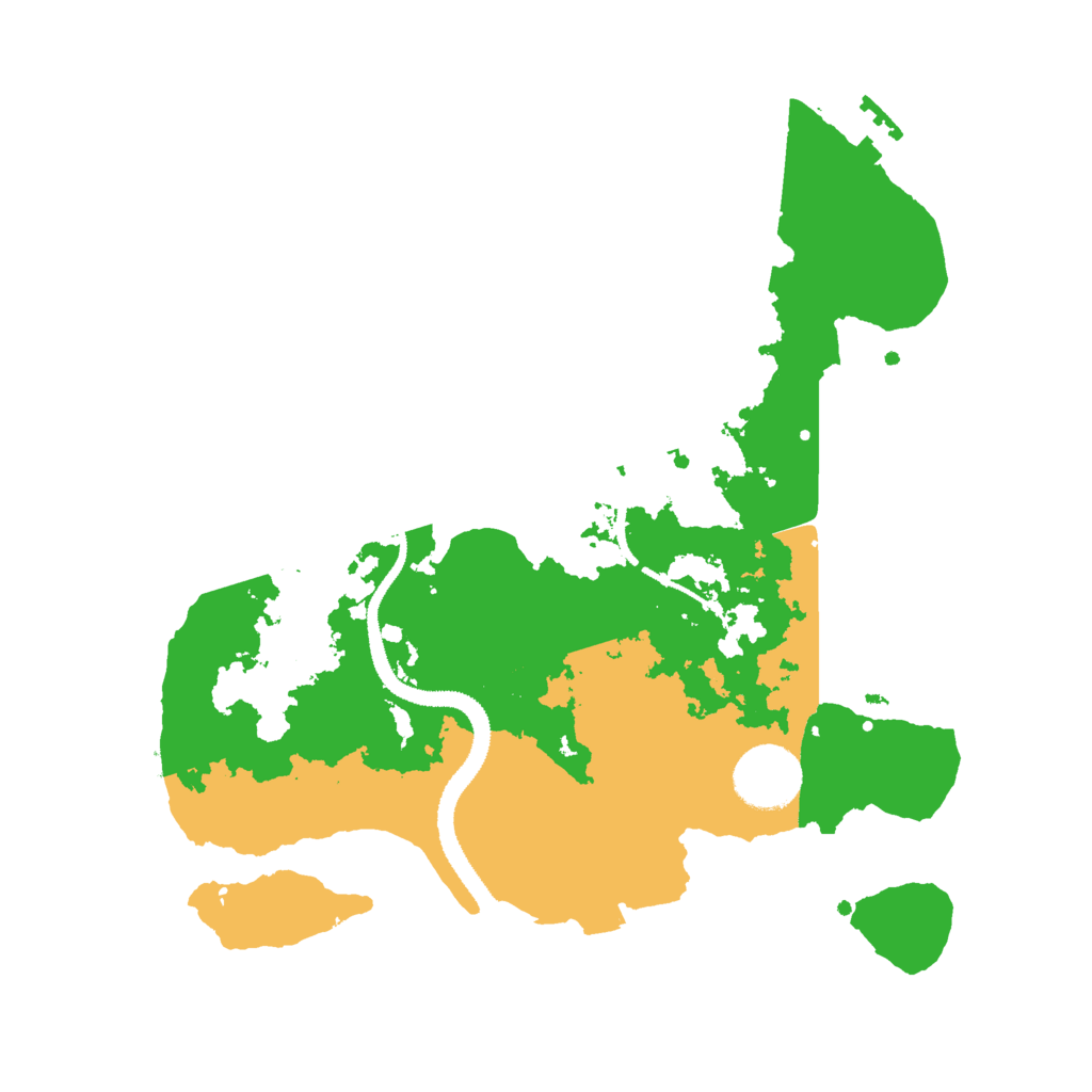 Biome Rust Map: Procedural Map, Size: 3000, Seed: 15856