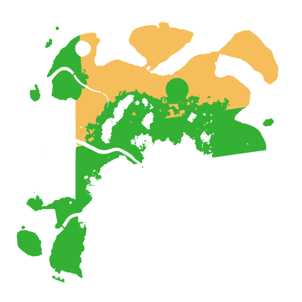 Biome Rust Map: Procedural Map, Size: 3500, Seed: 897