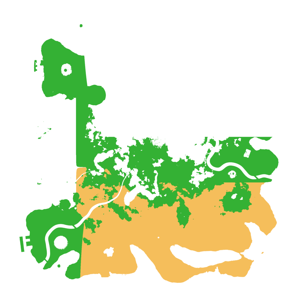 Biome Rust Map: Procedural Map, Size: 4000, Seed: 12474