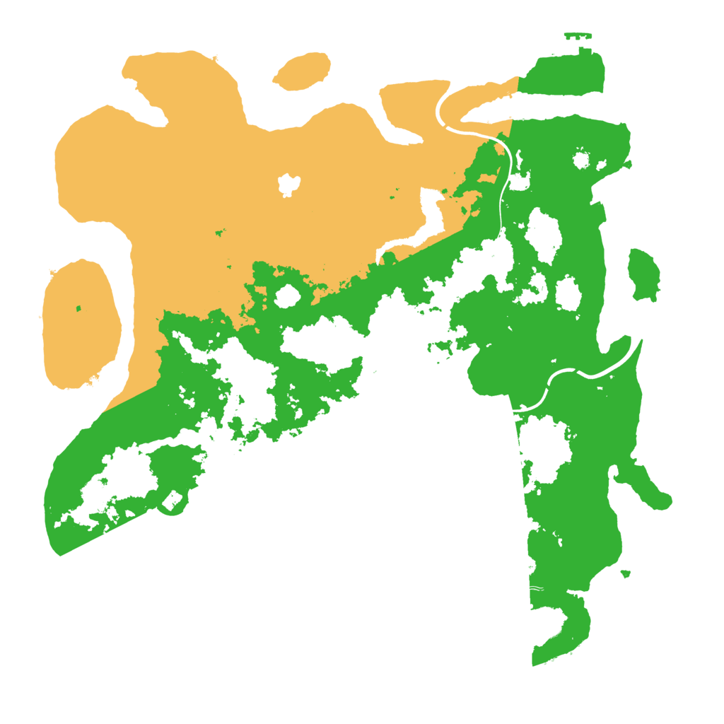 Biome Rust Map: Procedural Map, Size: 4000, Seed: 10384554