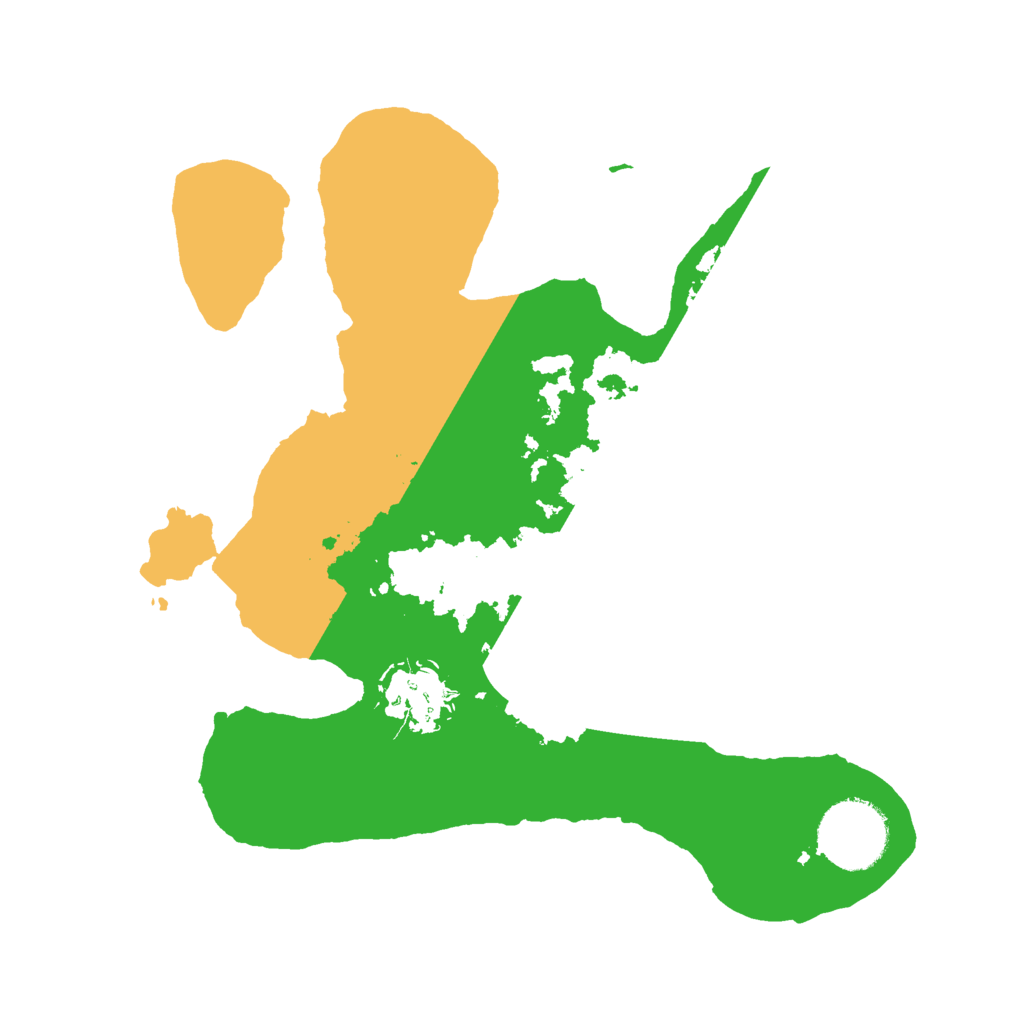 Biome Rust Map: Barren, Size: 2600, Seed: 1752947856