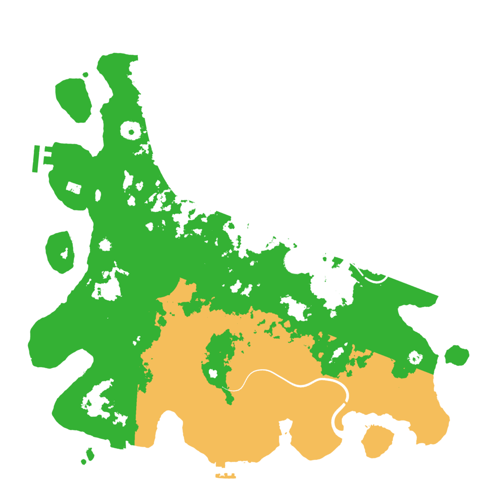 Biome Rust Map: Procedural Map, Size: 3750, Seed: 21355