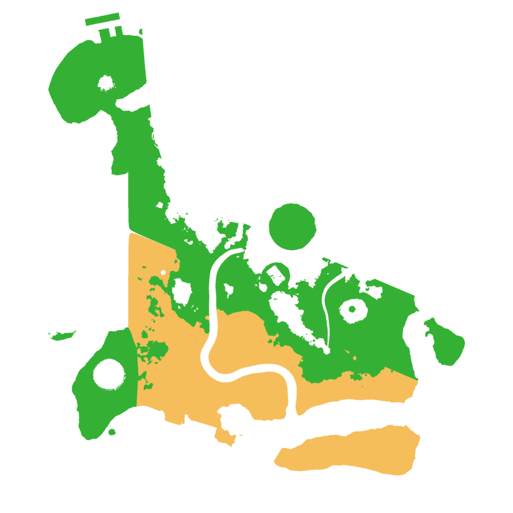 Biome Rust Map: Procedural Map, Size: 3000, Seed: 2873314