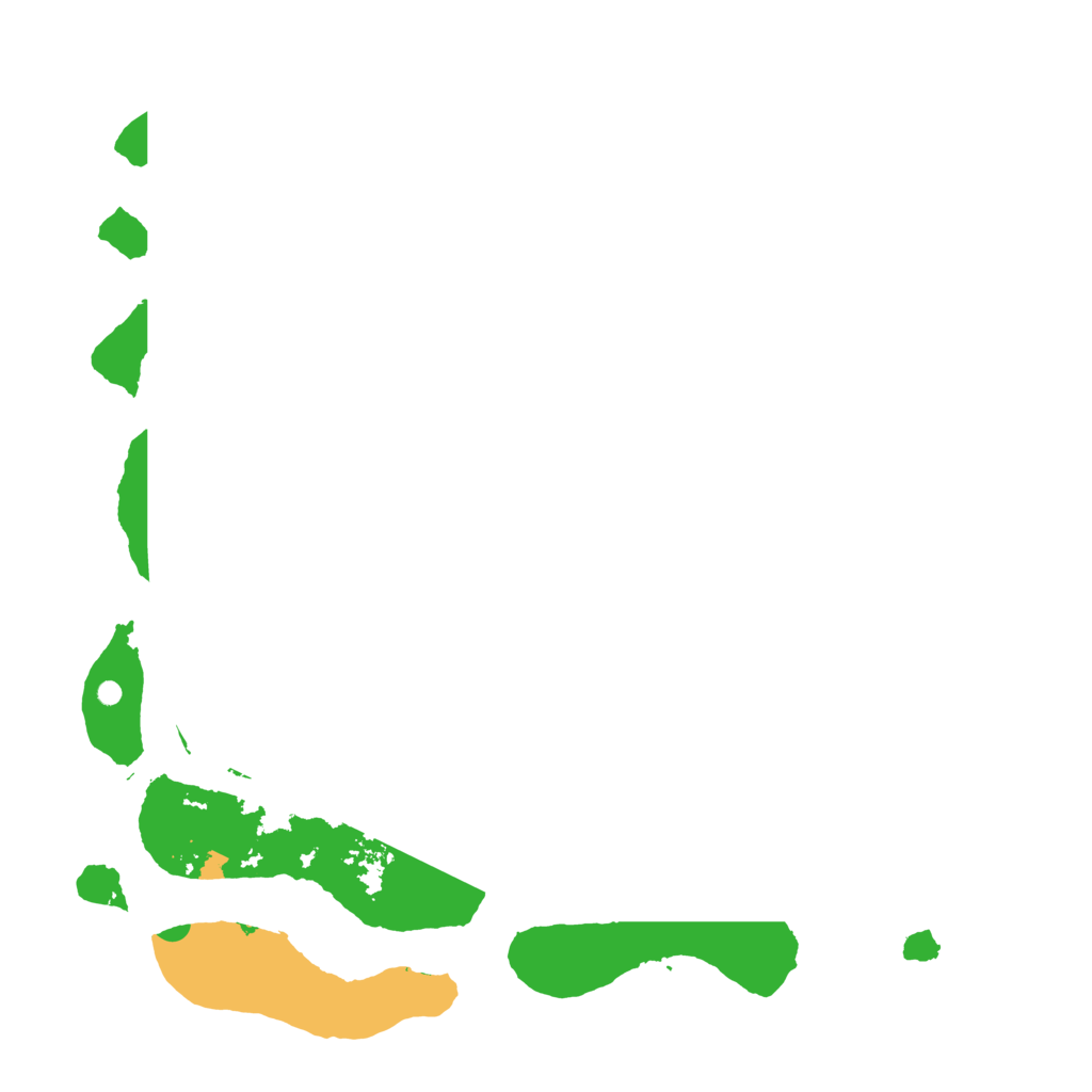 Biome Rust Map: Barren, Size: 3950, Seed: 25437274