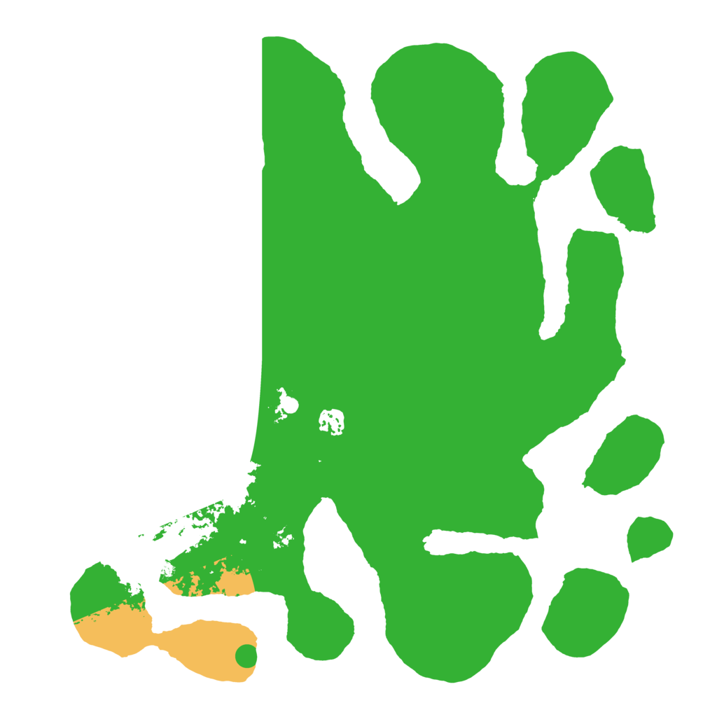 Biome Rust Map: Barren, Size: 4000, Seed: 1177949269