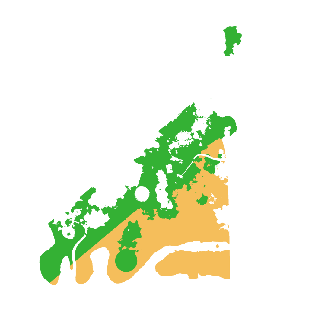 Biome Rust Map: Procedural Map, Size: 3700, Seed: 778034116