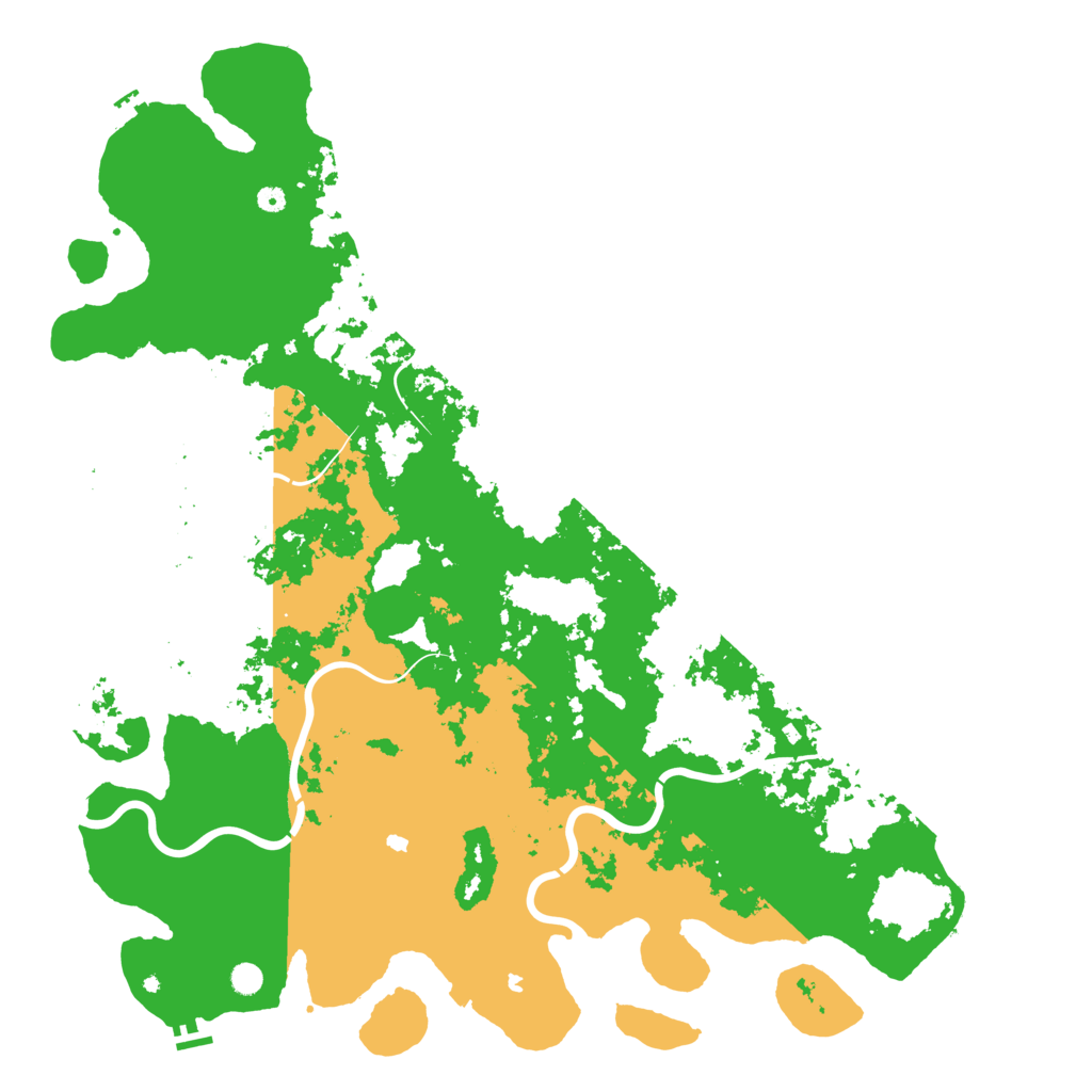 Biome Rust Map: Procedural Map, Size: 6000, Seed: 35464316