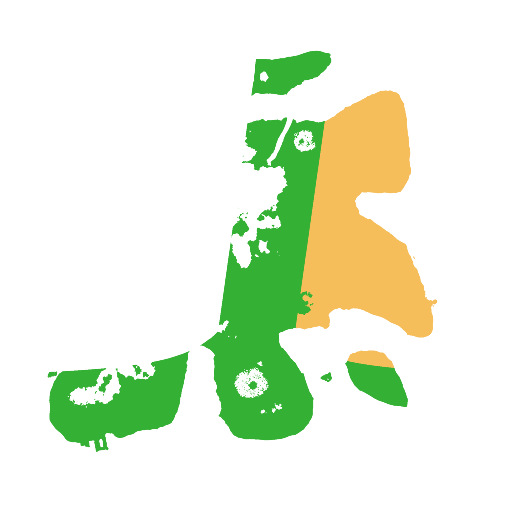 Biome Rust Map: Procedural Map, Size: 2500, Seed: 55027015