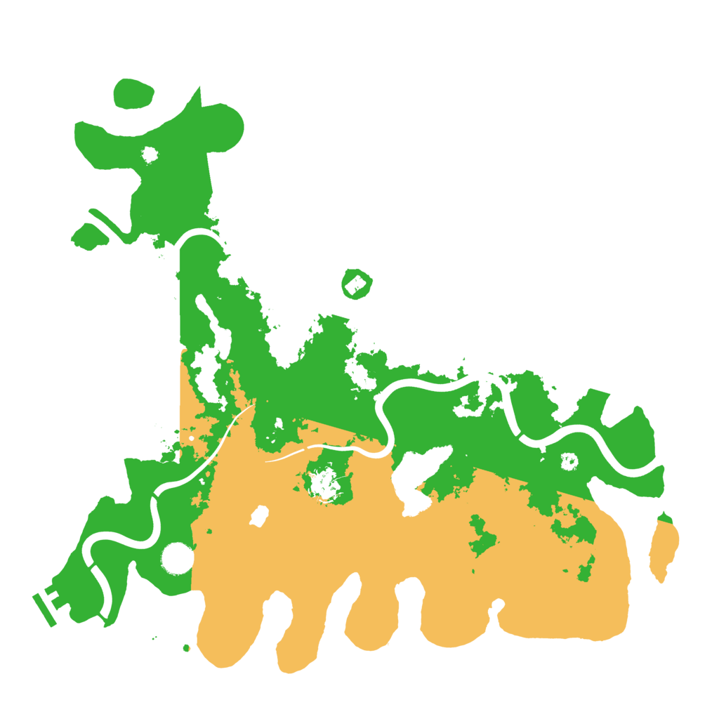 Biome Rust Map: Procedural Map, Size: 4000, Seed: 77246