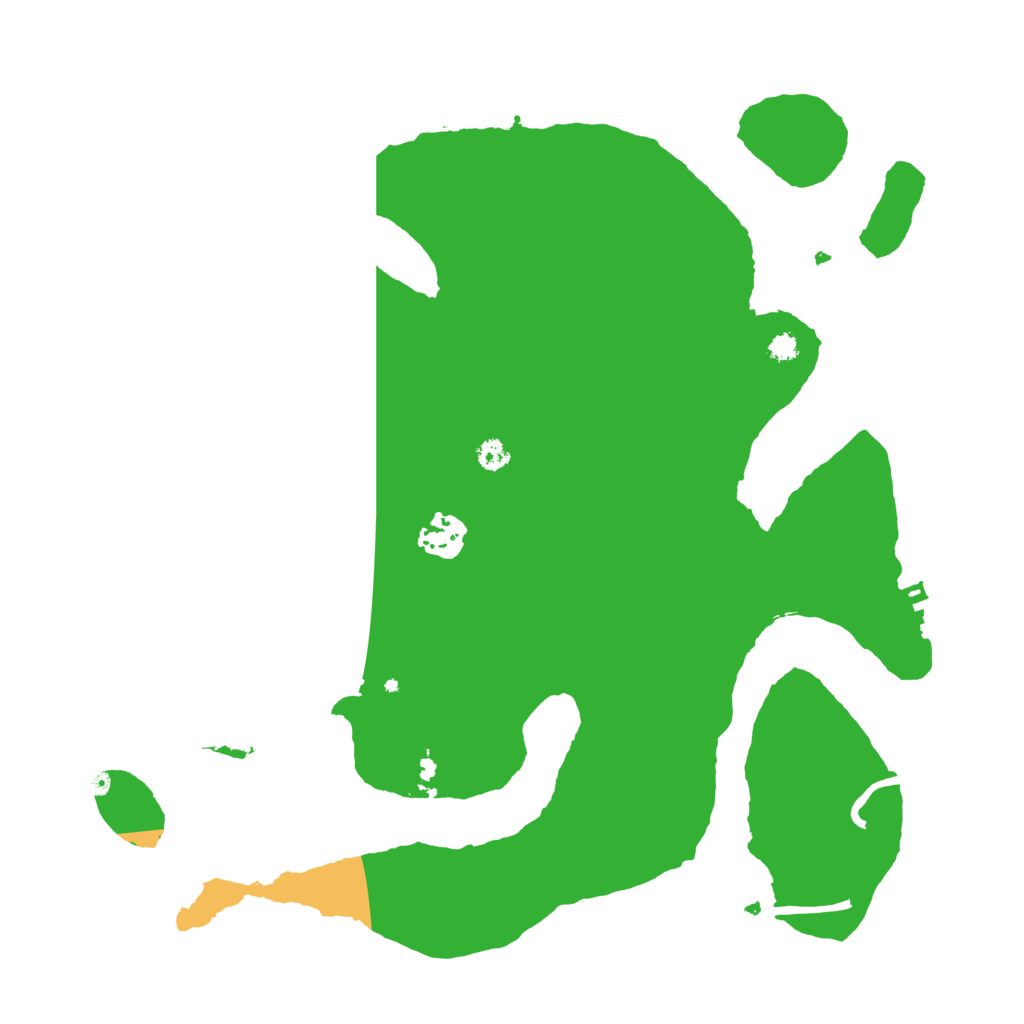 Biome Rust Map: Procedural Map, Size: 3357, Seed: 22