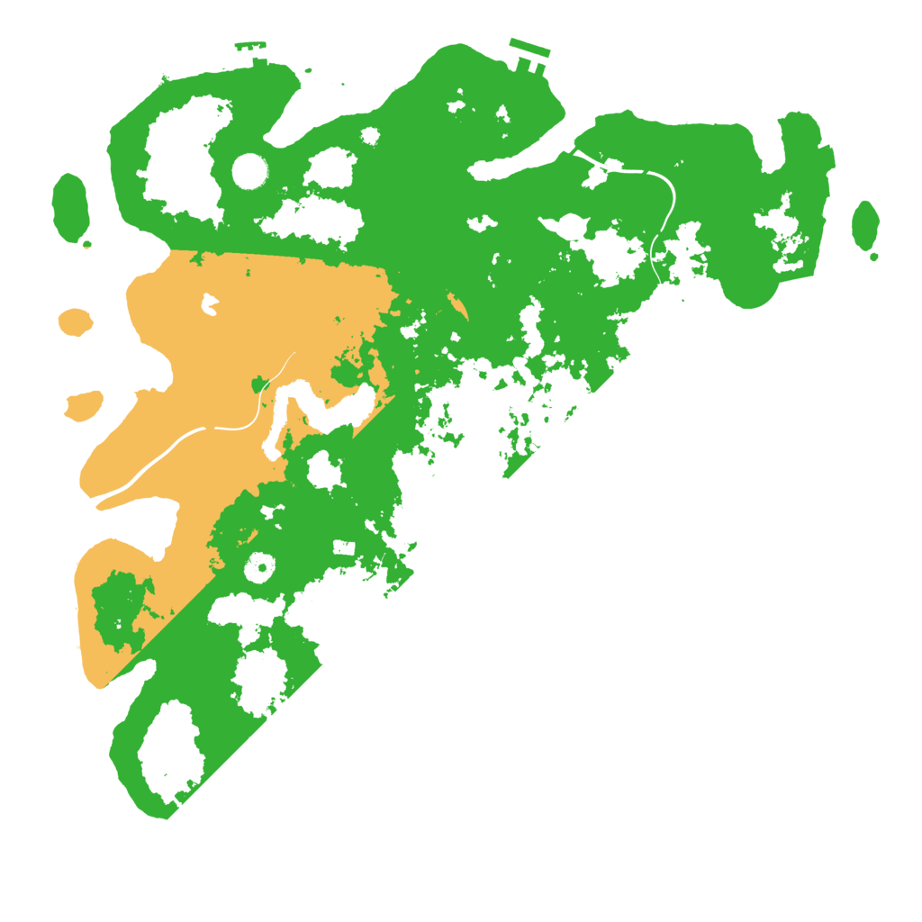 Biome Rust Map: Procedural Map, Size: 4500, Seed: 1902832594
