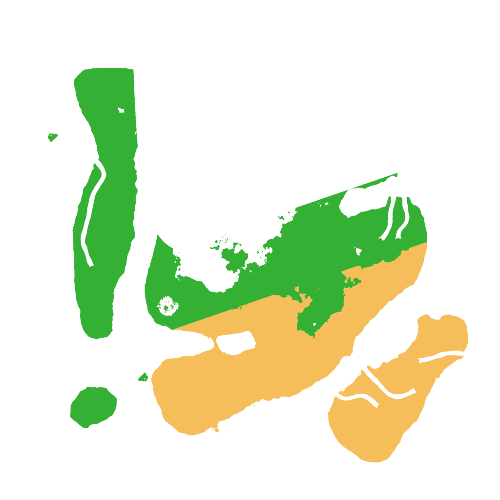 Biome Rust Map: Procedural Map, Size: 2700, Seed: 1801618623