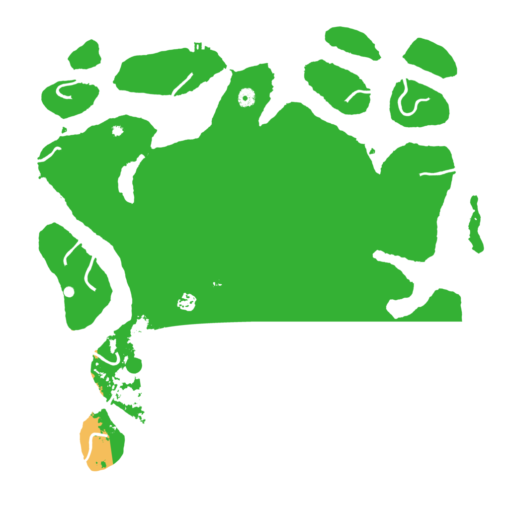 Biome Rust Map: Procedural Map, Size: 4200, Seed: 1977