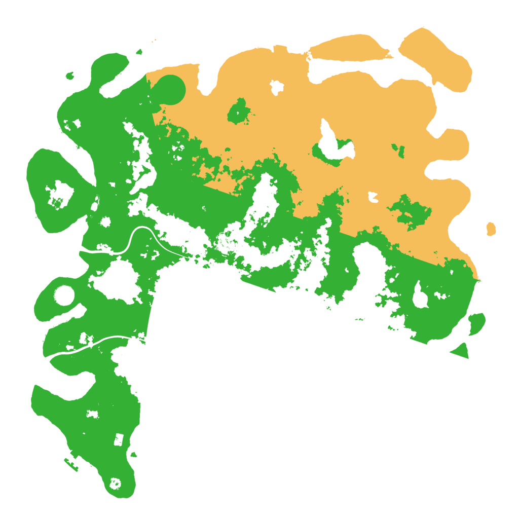 Biome Rust Map: Procedural Map, Size: 4500, Seed: 824347387