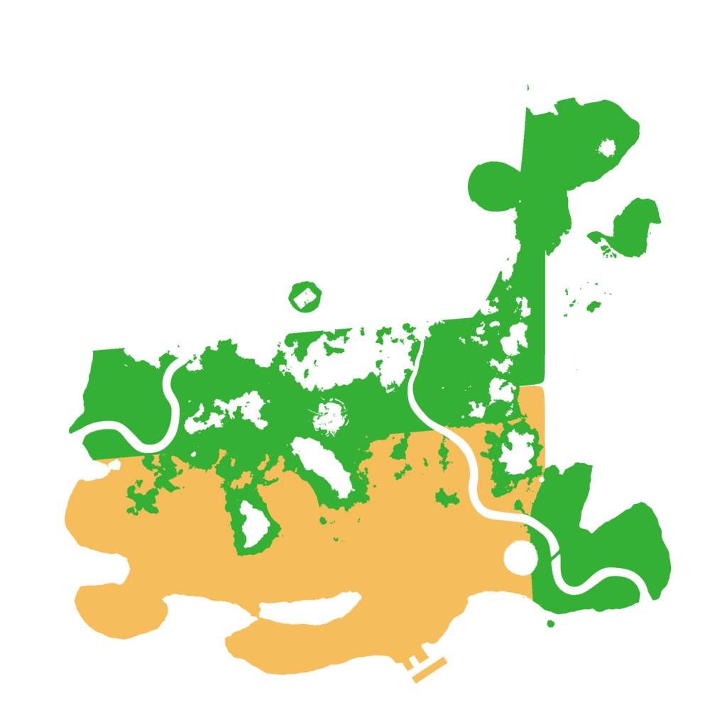 Biome Rust Map: Procedural Map, Size: 3850, Seed: 733808536
