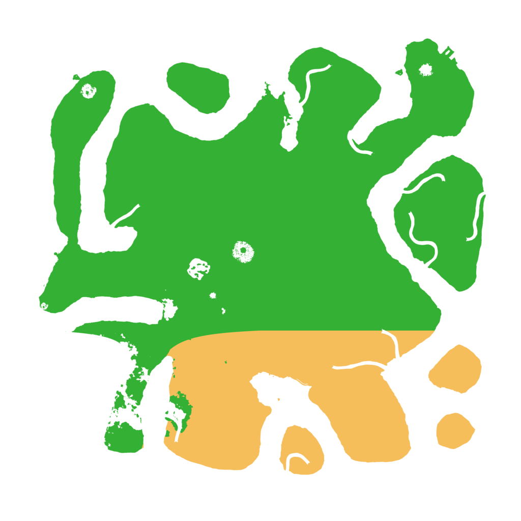 Biome Rust Map: Procedural Map, Size: 3700, Seed: 95166805