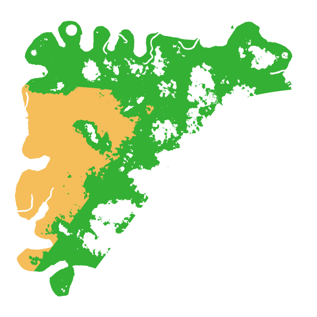 Biome Rust Map: Procedural Map, Size: 5000, Seed: 2724