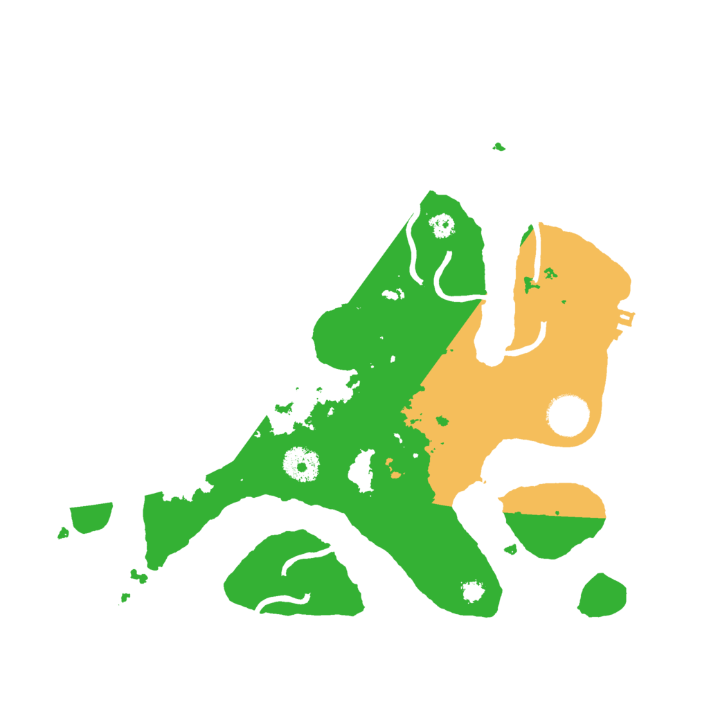 Biome Rust Map: Procedural Map, Size: 3000, Seed: 671901288