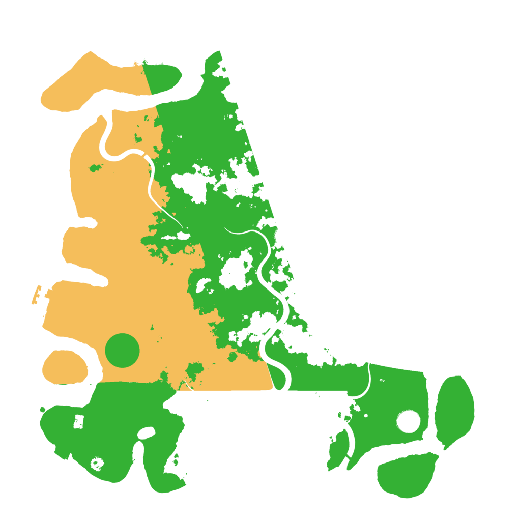 Biome Rust Map: Procedural Map, Size: 3987, Seed: 6281987