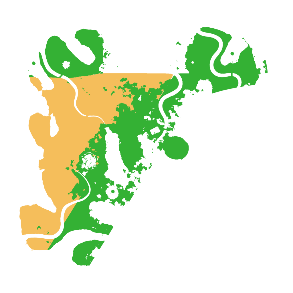 Biome Rust Map: Procedural Map, Size: 3400, Seed: 19