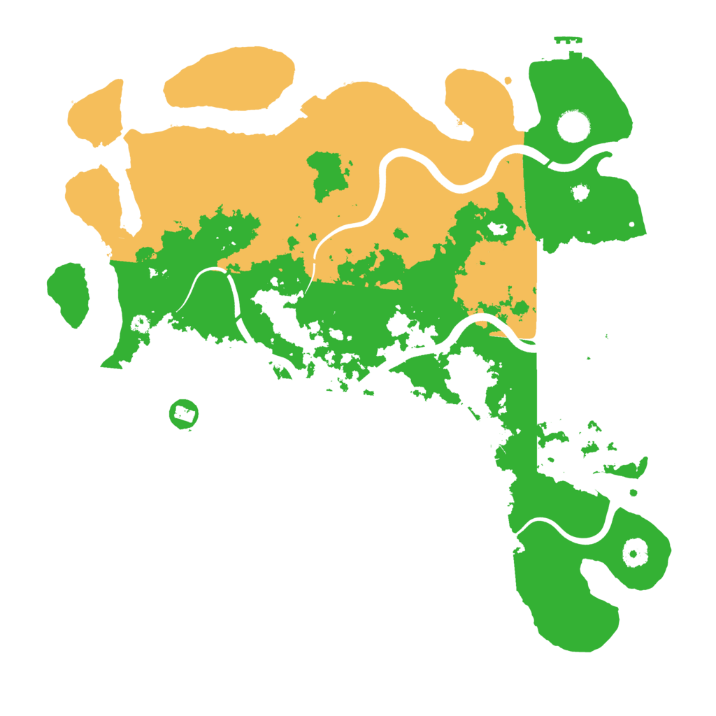 Biome Rust Map: Procedural Map, Size: 3900, Seed: 700