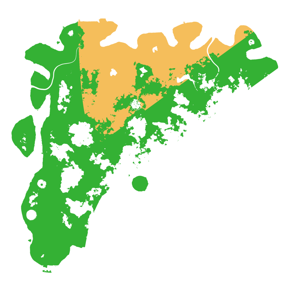 Biome Rust Map: Procedural Map, Size: 5000, Seed: 35501594